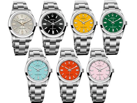 rolex da colorare|rolex oyster dial colors.